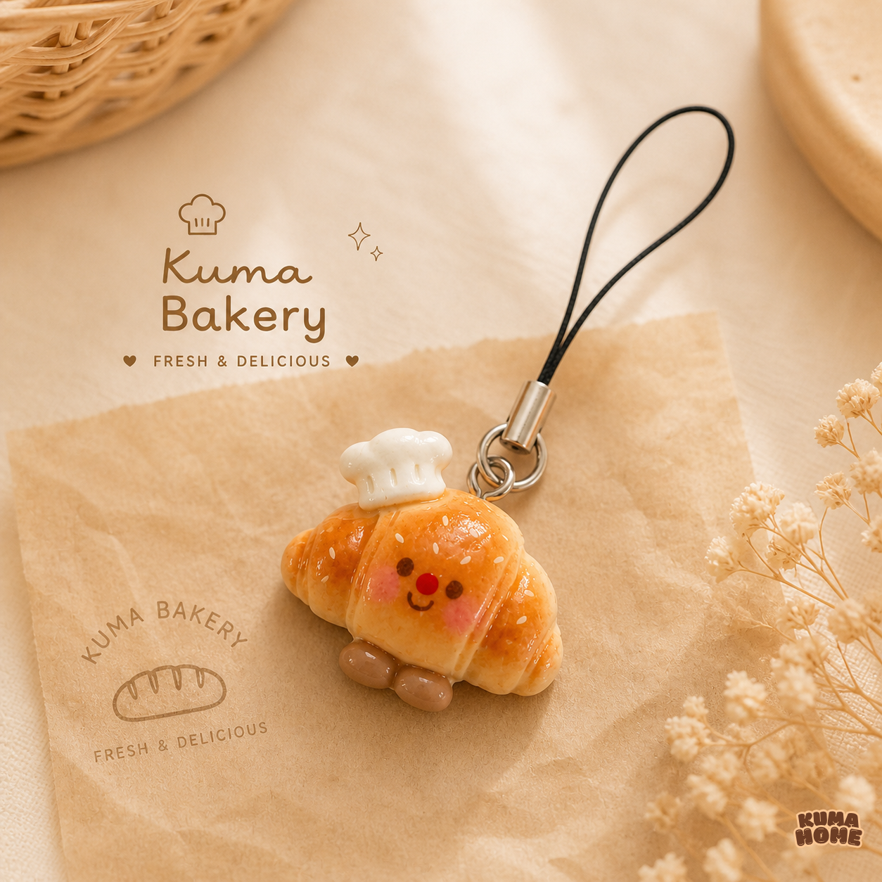 Mini Chef Bread & Snack Miniature Keychain Series