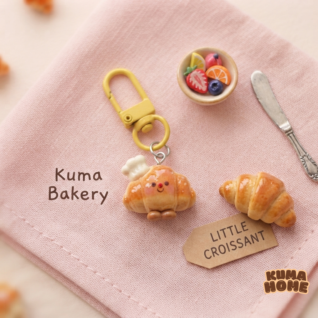 Mini Chef Bread & Snack Miniature Keychain Series
