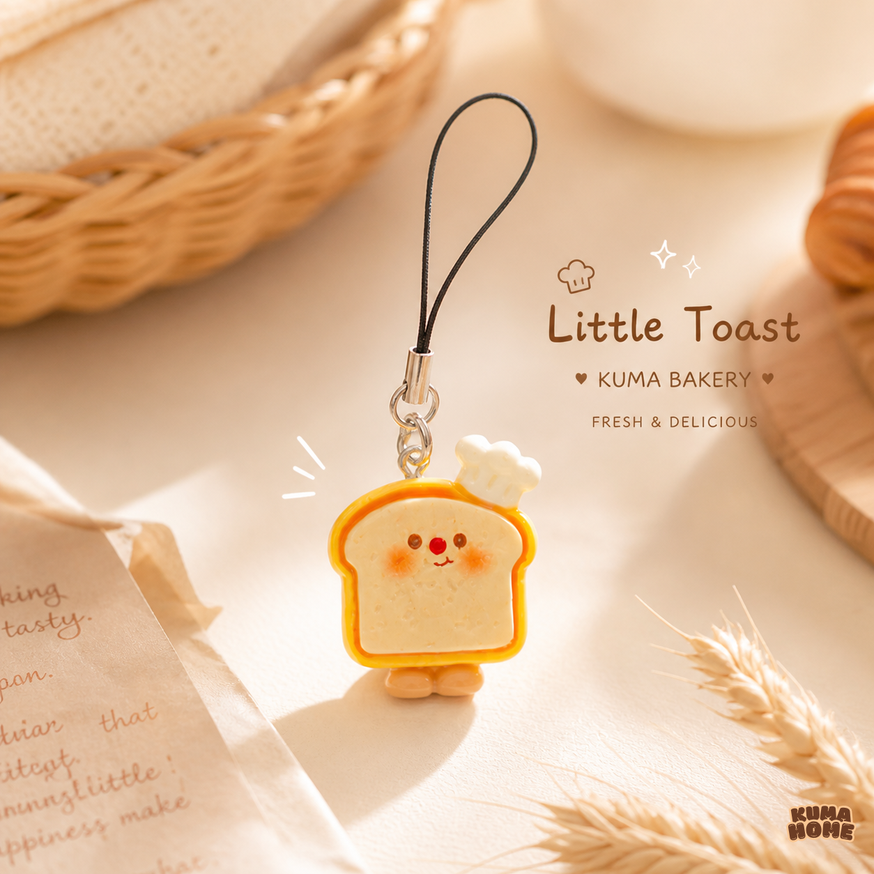 Mini Chef Bread & Snack Miniature Keychain Series