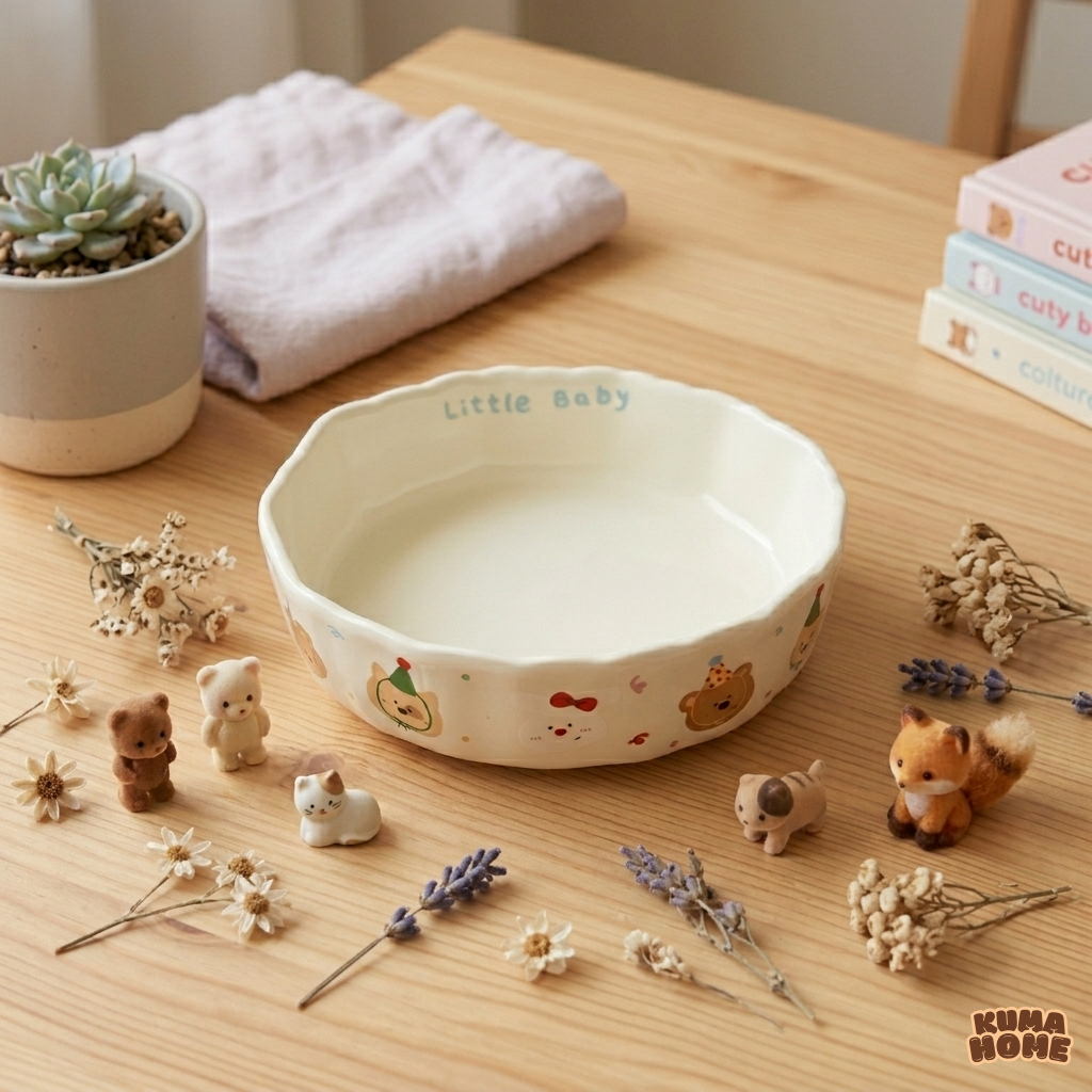 Artisanal Pinch-Texture Hand-Painted Ceramic Deep Pasta Plate