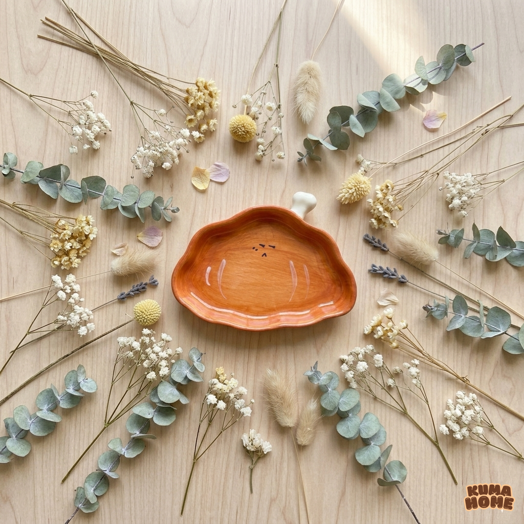 Kawaii Bread-Shaped Miniature Ceramic Sauce Dish