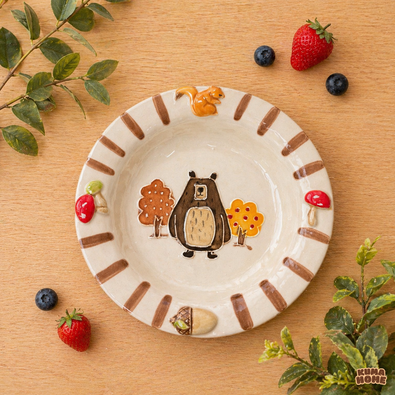 Bear in the Forest Storybook Ceramic Tableware Collection