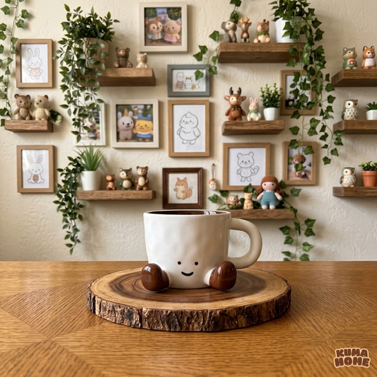 Happy Feet Mug - Cozy Brown