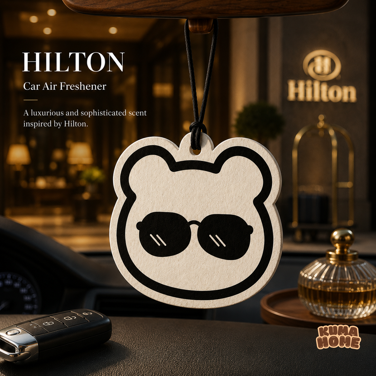 KUMA HOME "KUMA the Bear" Sculptural Hanging Air Freshener
