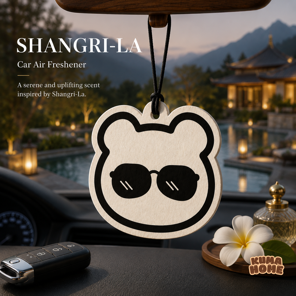 KUMA HOME "KUMA the Bear" Sculptural Hanging Air Freshener