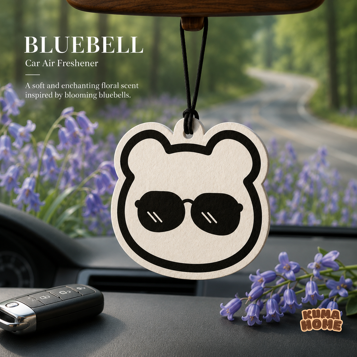 KUMA HOME "KUMA the Bear" Sculptural Hanging Air Freshener
