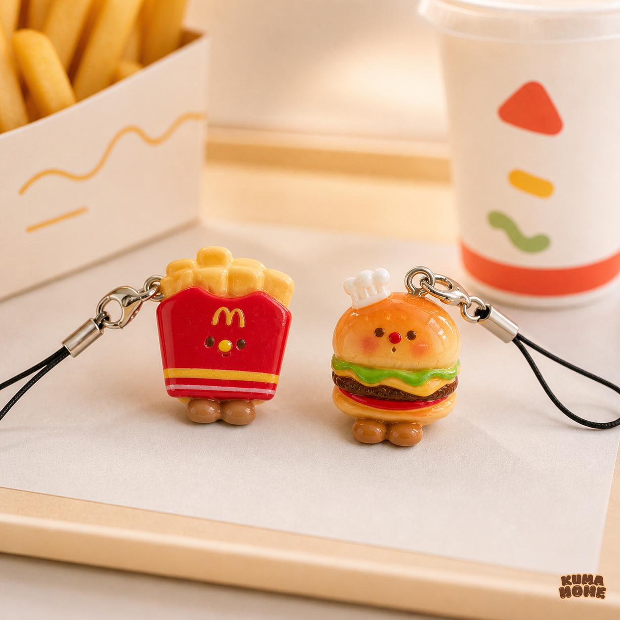Mini Chef Bread & Snack Miniature Keychain Series