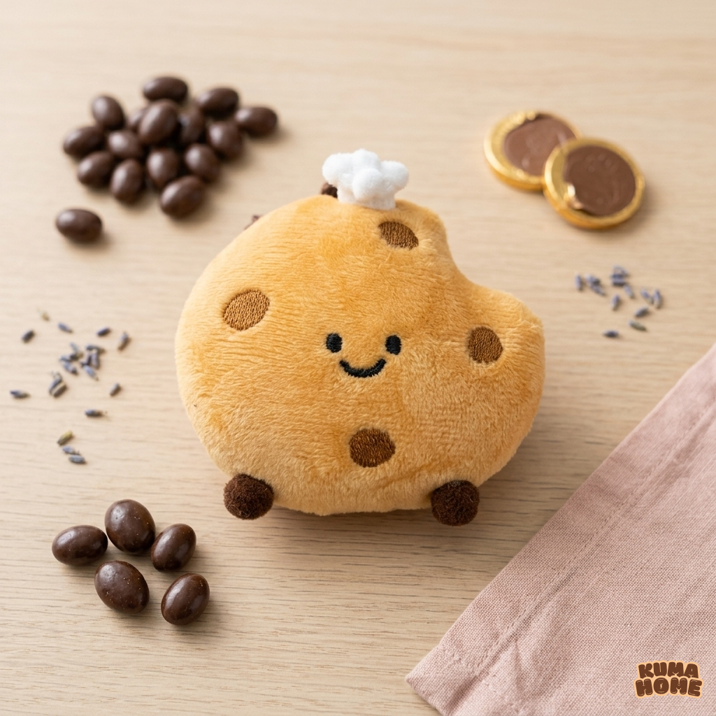 Kawaii Plush Bakery & Fruit Series Mini Bag Charm Keychain